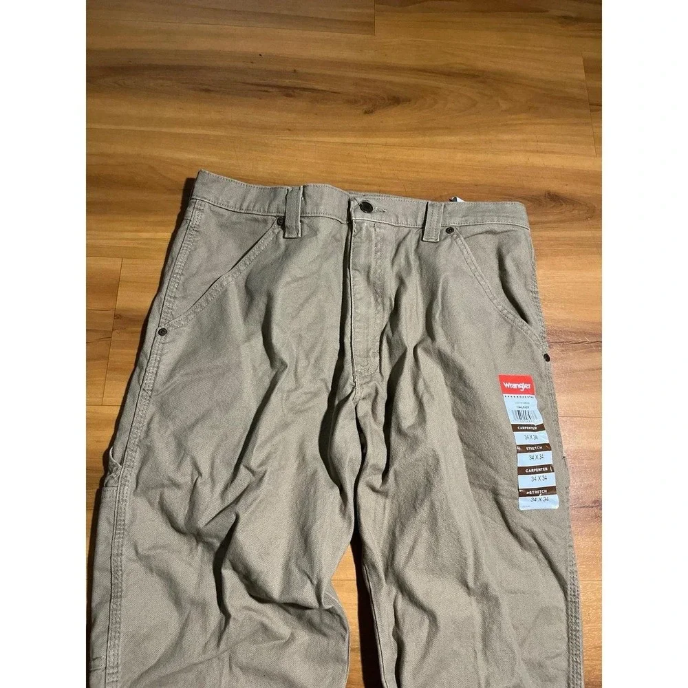 Mens NWT Wrangler Carpenter Utility Work Relaxed Pants